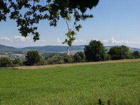 Blick zur Pfarrkirche Obritzberg, © Martin Kräftner